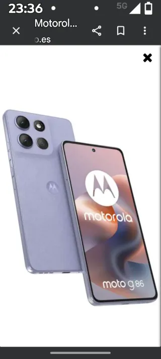 Motorola g86 Morado