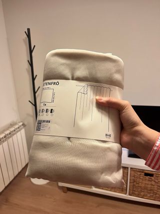 Cortina IKEA STENFRÖ beige sin usar