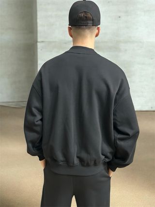 Set Uomo Coordinato Nero streetwear Made in italy