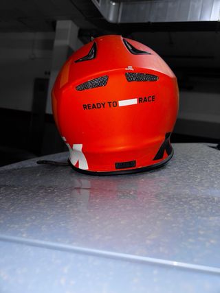 Casco KTM Enduro/Motocross Naranja y Negro