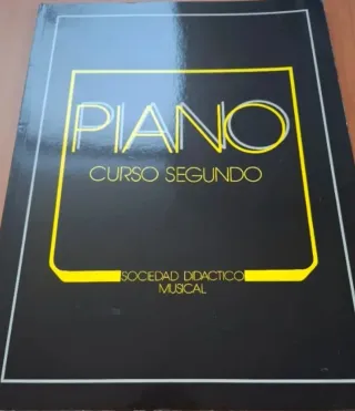 Libro Piano 2º Curso Sociedad Musical
