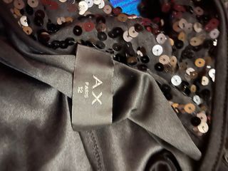 Vestido fiesta negro lentejuelas