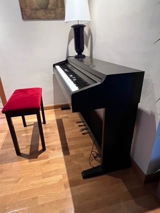 Piano Yamaha Clavinova Madera Oscura