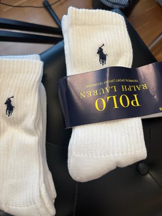 Calcetines Polo Ralph Lauren Blancos Talla 39