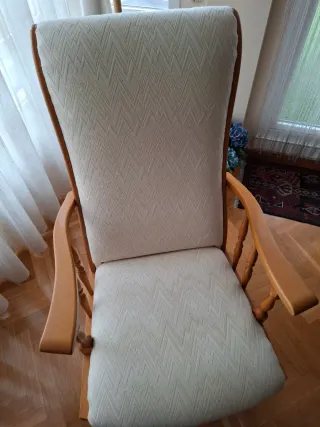 Oportunidad Mecedora Beige y Marrón