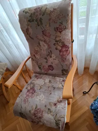 Oportunidad Mecedora Beige y Marrón