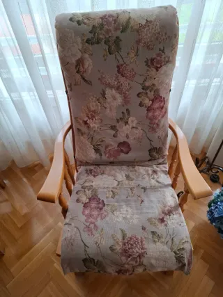 Oportunidad Mecedora Beige y Marrón