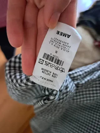 Camisa cuadros vichy