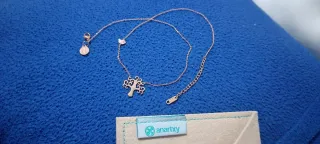 Cadena Árbol de la Vida y Pajarito. Nuevo.