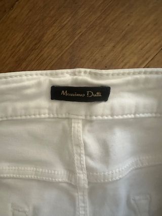 Pantalón skinny blanco