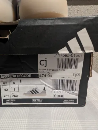 Adidas Barreda Decode Talla 42