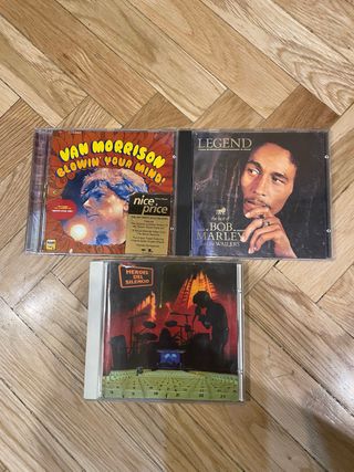 Lote 3 CDs: Van Morrison, Bob Marley, Héroes