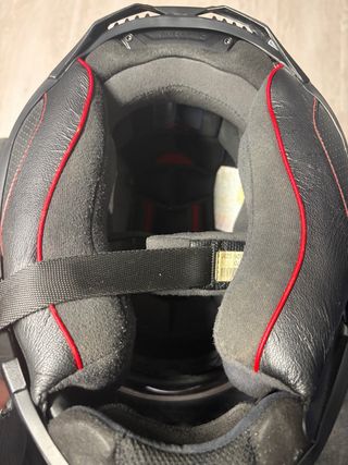 Casco Moto HJC Negro Naranja En perfecto estado.