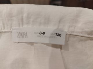 Blusa Zara Blanca Talla 8-9