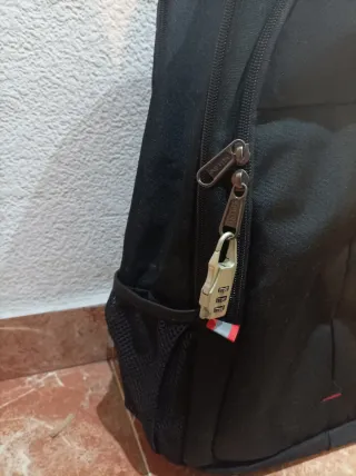 Mochila Della Gao Negra Gran Capacidad
