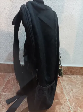Mochila Della Gao Negra Gran Capacidad