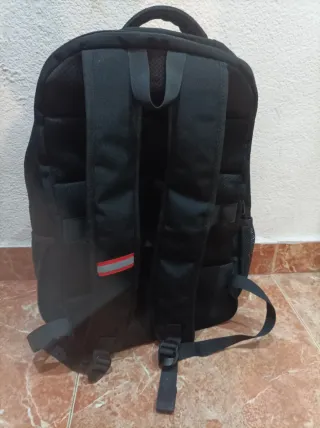 Mochila Della Gao Negra Gran Capacidad