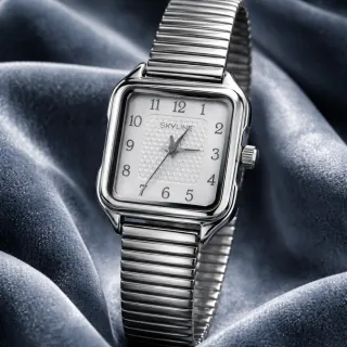 Reloj SKYLINE Acero Quirúrgico Esfera Blanca