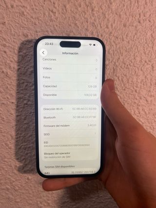 iPhone 15 128GB Negro