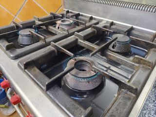 Cocina Industrial 4 Fuegos Acero Inoxidable Bertos