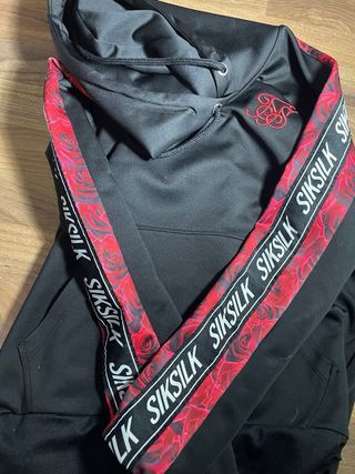 Conjunto SikSilk: Sudadera y Mallas Mujer