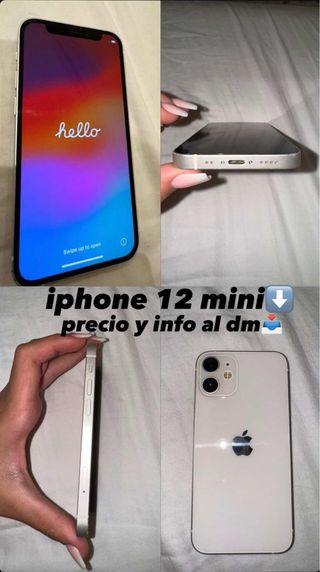 iPhone 12 mini bianco