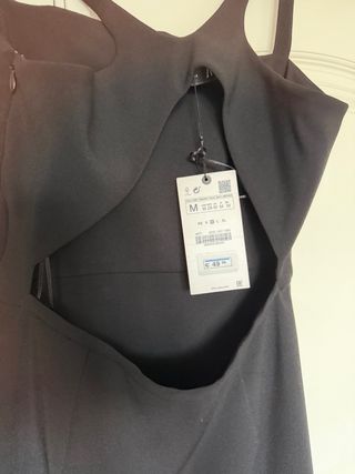 Vestido fiesta negro talla M