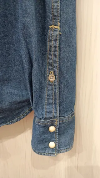 Camisa denim/vaquera