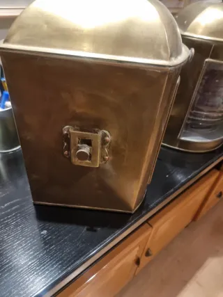 Faroles de bronce náuticos (2 unidades)