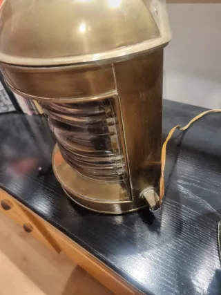 Faroles de bronce náuticos (2 unidades)