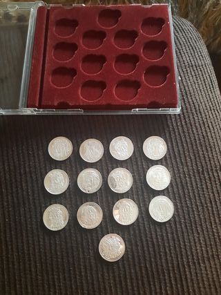 Estuche 13 Monedas Plata