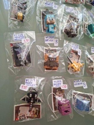 Figuras Kinder Sorpresa Minecraft