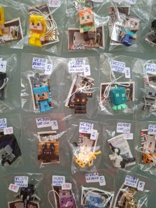 Figuras Kinder Sorpresa Minecraft