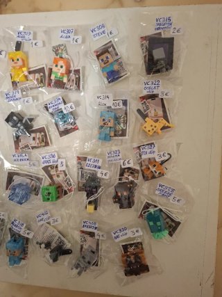 Figuras Kinder Sorpresa Minecraft