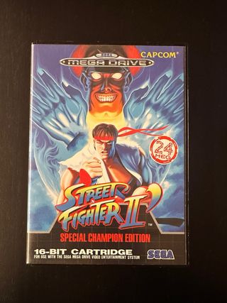 Street Fighter II - Mega Drive - Completo