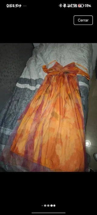 Vestido de fiesta estampado floral