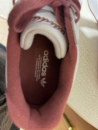 Zapatillas Adidas Talla 38 Rojas y Blancas