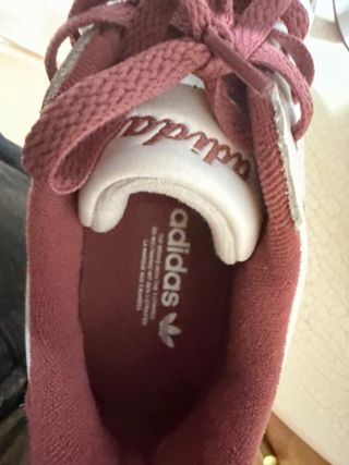 Zapatillas Adidas Talla 38 Rojas y Blancas