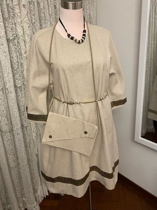 Traje Medieval Arde Lucus Beige/Marrón