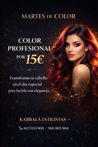Martes de Color Profesional 15€