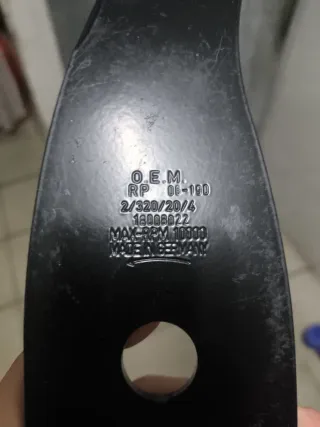 Cuchilla batidora O.E.M. acero alta calidad