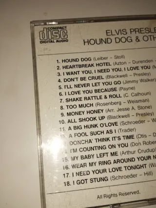 Elvis Presley - Hound Dog & Other Hits CD