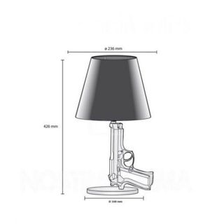 Lampada da tavolo Gun Philippe Starck Flos
