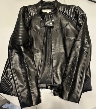 Chaqueta Bomber Biker Calvin Klein Negra