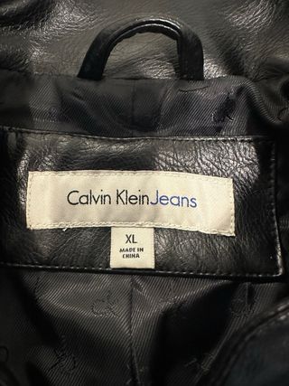 Chaqueta Bomber Biker Calvin Klein Negra