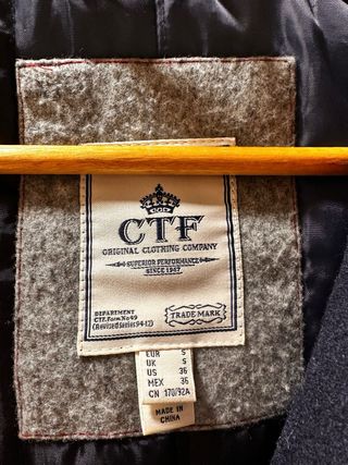 Trenca Cortefiel azul marino hombre