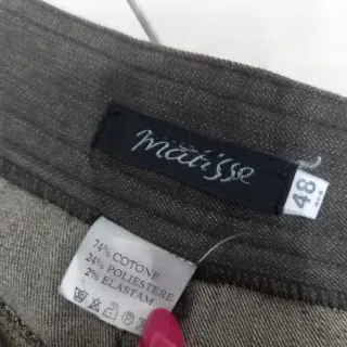 Set Donna Vintage: Top Beige + Pantaloni perline