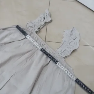 Set Donna Vintage: Top Beige + Pantaloni perline