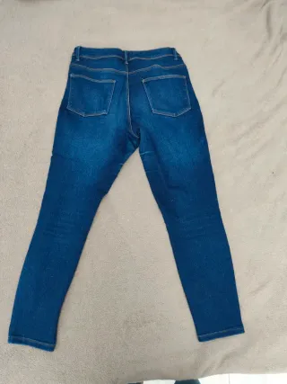 Vaqueros pitillo azules