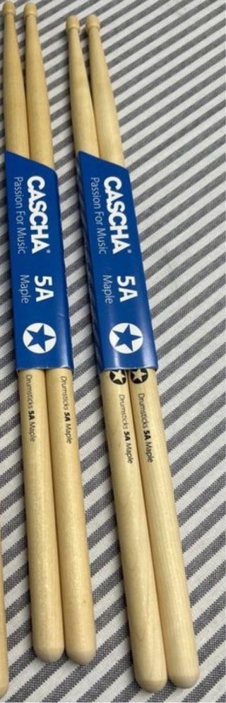 2 Pares Baquetas Cascha 5A Maple